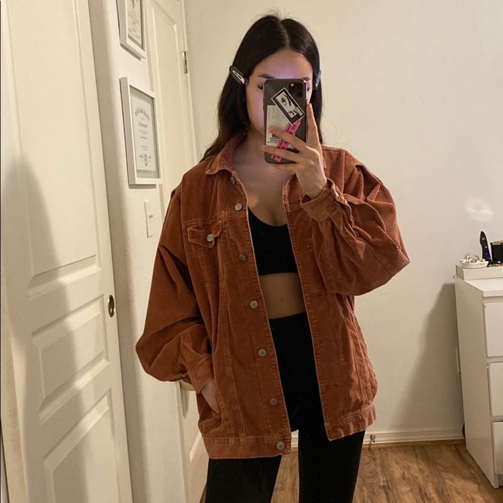 american eagle oversized corduroy jacket